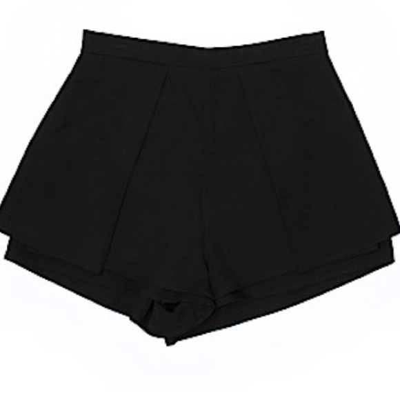 Luxxel Pants - Luxxel Womens Black Dress Shorts Large